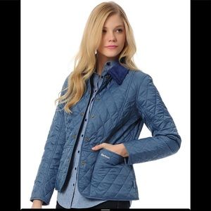 Barbour Pantone quilted jacket blue Sz 6